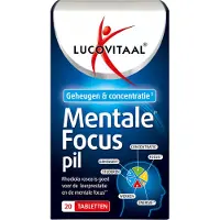 Lucovitaal Mentale Focus Pil 20 tabletten
