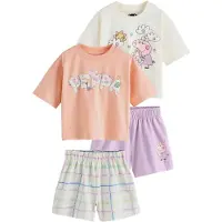 Next Nachtkledij 'Peppa Pig' lichtlila / abrikoos / lichtroze / wit