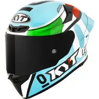 Kyt TT-Revo Leopard Replica Groen Rood Integraalhelm Maat XL