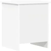 vidaXL Opbergkist met opslag Wit 40 x 40 x 50 cm Bewerkt hout