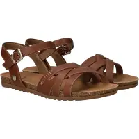 Mustang Sandalen met riem bruin