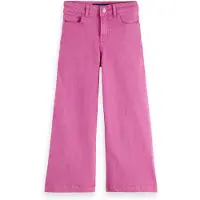 Scotch & Soda Girl The Wave Wide Leg Jeans Garment Dyed Colours Fuchsia Re Maat: 10 | Spijkerbroeken Outlet | Unisex | Roze