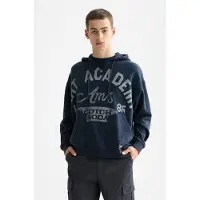 Scotch & Soda Wash Artwork Hoodie Sky Captain Maat: XXL | Hoodies Outlet | Heren | Blauw