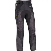 Ixon Balder PT Zwart Grijs Bright Geel Textiele Motorbroek Maat 2XL