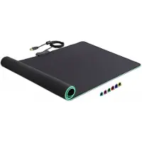 DeLOCK 12555 Muismat verlicht USB-aansluiting Zwart