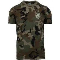 Fostex T-shirt Allied Star - Willys camouflage Woodland XXL