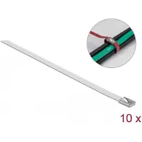 DeLOCK Stainless Steel Cable Ties L 500 x W 7.9 mm white 10 pieces