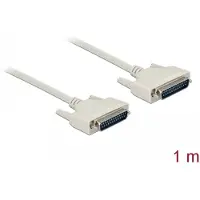 DeLOCK Serial Cable D-Sub 25 male to male 1 m