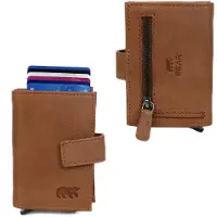 Bear design Elsie Creditcardhouder / Pasjeshouder / Portemonnee - Taupe