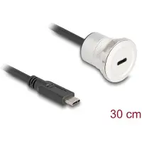 DeLOCK USB-verlengkabel - 24-pins USB-C (mannelijk)