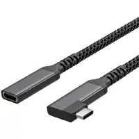 Shiverpeaks FL31-75017 USB-C Ladekabel USB C/C 3.2 100W PD Textil 90°2m