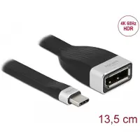 DeLOCK FPC Flat Ribbon Cable USB Type-C to DisplayPort (DP Alt Mode) 4K 60 Hz 13.5 cm