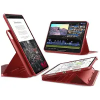 ESR voor iPad Pro 13 inch hoes M4 (2024) iPad Pro 13 draaibare hoes met afneembare magnetische hoes Verstelbare staande/liggende standaard met ve