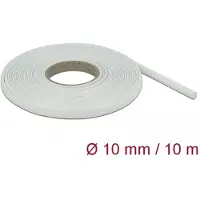 DeLOCK Fiberglass Sleeving 10 m x 10 mm white