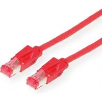 Secomp DÄTWYLER S/FTP Patchkabel Cat.6 (Class E), CU 7702 flex LS0H, Hirose TM21, rood, 7 m