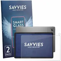 Savvies 2 Stuks Screenprotector - geschikt voor Lenovo Tab K12 ZAGJ0153SE (Voor+Camera) - beschermfolie glas transparant