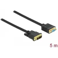 DeLOCK Cable DVI 12+5 male to VGA female 5 m