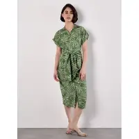 Apricot Jurk grijs / groen