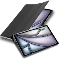 Cadorabo Tablet Hoesje geschikt voor iPad Air 13 2024 in Satijnzwart