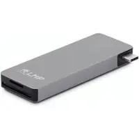 LMP Zilver USB-C Basic Hub 6 Poort Grijs