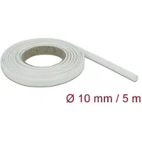 DeLOCK Fiberglass Sleeving 5 m x 10 mm white
