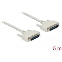 DeLOCK Serial Cable D-Sub 25 male to male 5 m
