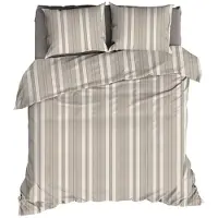 Romanette Dekbedovertrek Florian Beige Katoen-260 x 200 / 220 cm | Extra Breed