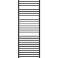 LuxeBath Elektrische badkamerradiator met verwarmingselement 1200W 600x1500 mm antraciet rechte zijaansluiting & thermostaat digitaal display