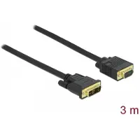 DeLOCK Cable DVI 12+5 male to VGA male 3 m