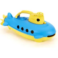 Bigjigs Toys Duikboot - Groen speelgoed voor in bad - Vanaf 6 maanden