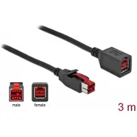 DeLOCK PoweredUSB extension cable 24 V 3 m