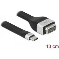 DeLOCK FPC Flat Ribbon Cable USB Type-C to VGA (DP Alt Mode) 13 cm