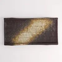Tokyo Design Studio - Groot Rechthoekig Bord - Bruin/Zwart - 24,7 x 12,2 x 3,2 cm