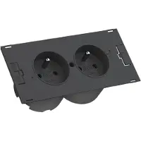 Bachmann 2xUTE-aansluiting, inclusief GST18-aansluitkabel, zwart, 0,2 meter