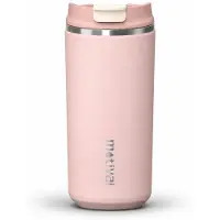 Motivai Daily Cup – Thermosbeker To Go – 350ML RVS Thermosmok – Lekvrij – Dubbelwandig Geïsoleerd – BPA-vrij & Duurzaam – Koffiebeker voor Onderweg – Rosé