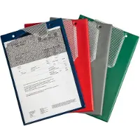 Eichner Beveiligde besteltas, voor DIN A4 documenten, 10 stuks, incl. sleutelvak, B 230 x D 5 x H 330 mm, groen