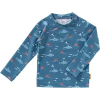 Fresk Zwemshirt 86 - Sneldrogende Zwemkleding voor Kinderen - UPF 50 - Zwemshirt voor Jongens - Zwempak met Lange Mouwen - Blauw - Shark