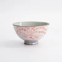 Tokyo Design Studio - Kawaii Rijstkom - Phoenix - Rood - 300 ml - 11,5 x 6 cm
