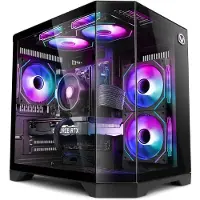 VIBOX Gaming PC - Ryzen 5 5500 - RTX 5060 - 16GB RAM - 1TB SSD - Windows 11 - WiFi 6 + Bluetooth 5.4