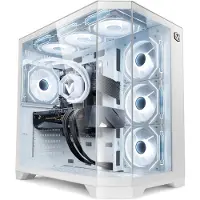 VIBOX Gaming PC - Ryzen 7 7800X3D - RTX 5070 Ti - 32GB DDR5 RAM - 1TB NVMe SSD - Windows 11 - WiFi 6 + Bluetooth 5.4 - Waterkoeling