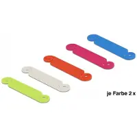 DeLOCK Cable Marker set 10 pieces assorted colours