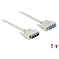 DeLOCK Serial Cable D-Sub 25 male to female 5 m