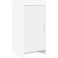 vidaXL Dressoir Wit 40 x 36 x 80 cm Bewerkt hout