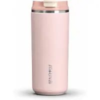 Motivai Daily Cup – Thermosbeker To Go – 470ML RVS Thermosmok – Lekvrij – Dubbelwandig Geïsoleerd – BPA-vrij & Duurzaam – Koffiebeker voor Onderweg – Rosé