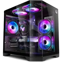 VIBOX Gaming PC - Ryzen 7 5700X - RTX 3050 - 16GB RAM - 500GB SSD - Windows 11 - WiFi 6 + Bluetooth 5.4 - Waterkoeling