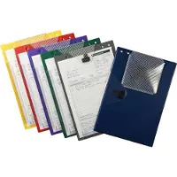 CROP Werkordermap JUMBO met grote rekbare vouw sleutelvak en ophangkoord - A4 per 10 stuks - Zwart