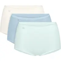 Sloggi Broekje ' Originals Basic ' crème / lichtblauw / mintgroen