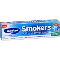 Wisdom Smokers Fluoride Tandpasta 50ml – Verwijdert Rook- & Nicotinevlekken – Whitening Tandpasta voor Wittere Tanden – Bescherming tegen Gaatjes – Frisse Adem – Dagelijkse Mondverzorging