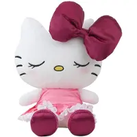 Sakami Merchandise Sanrio Hello Kitty Red Velvet Dress Teddy 35 Cm Roze Kinderen