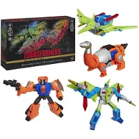 Hasbro Transformers Age of the Primes Leader Class Actiefiguren, 2-pack: G2 Dinobot Swoop & G2 Dinobot Sludge, 19 cm